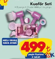 GOKİDY OYUNCAK KUAFÖR SETİ
